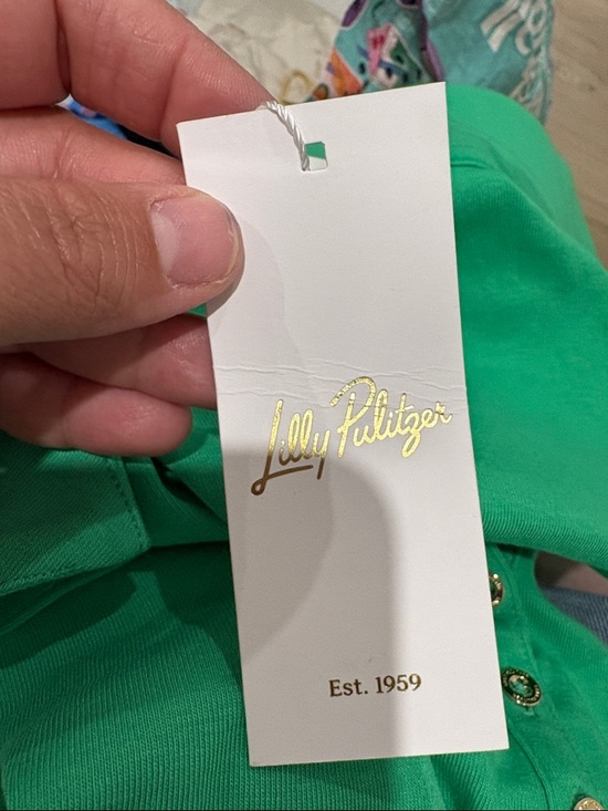 New Lilly Pulitzer Reema Sleeveless Polo Dress Spearmint Green Size Medium - Picture 8 of 13